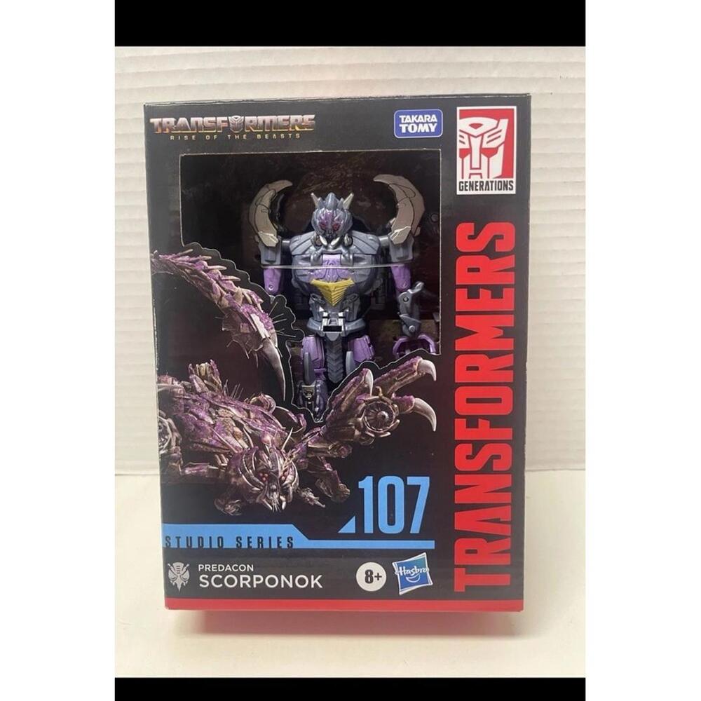 Transformers Studio Series Scorponok Rise Of The Beasts Deluxe 6" Figure New